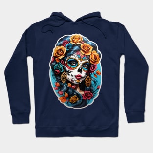 Sugar Skull girl, Dia de los Muertos Hoodie